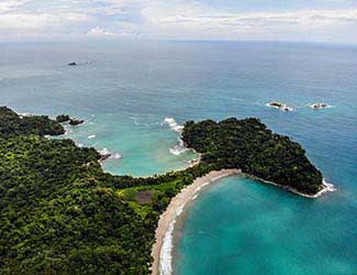 Manuel Antonio from the air